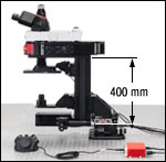 Microscope Mover on Vertical Support Rail