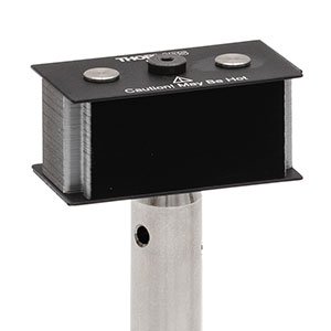 LB1 - ビームブロック、400 nm～2 µm、最大平均パワー10 W、パルス光＆CW光用、TR3ポスト付属(インチ規格)