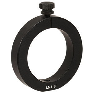 LM1-B - 回転式取付けリング、Ø25 mm～Ø25.4 mm(Ø1インチ)光学素子用キャリッジLM1-A用、#8-32タップ穴(インチ規格)
