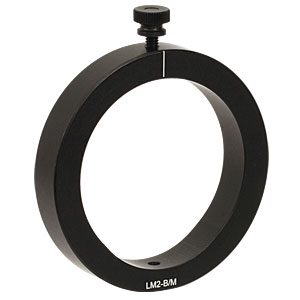 LM2-B/M - 回転式取付けリング、Ø50 mm～Ø50.8 mm光学素子用キャリッジLM2-A用、M4タップ穴(ミリ規格)