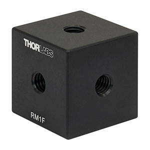 RM1F - 1インチコンストラクションキューブ、1/4”-20タップ穴付き(インチ規格)