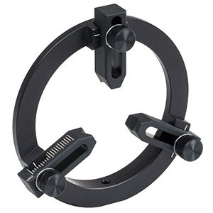 LH2/M - 調整式レンズマウント、Ø19.6 mm～Ø57.9 mm光学素子用、M4タップ穴付き(ミリ規格)