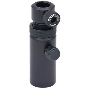 PH3T/M - 高さ調整機能付きØ12 mm～Ø12.7 mmポストホルダ、最小高さ75.2mm、最大高さ91.6mm(ミリ規格) 