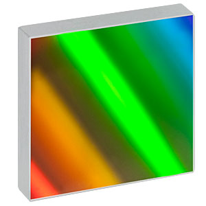 GR50-1204 - Ruled Reflective Diffraction Grating, 1200/mm, 400 nm Blaze, 50 mm x 50 mm x 9.5 mm