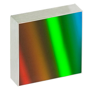 GH25-06U - UV Reflective Holographic Grating, 600/mm, 25 mm x 25 mm x 6 mm