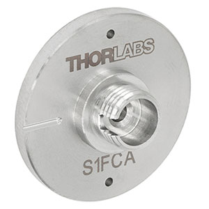S1FCA - Ø25.4 mm FC/APCファイバーアダプタープレート、ネジ無し、ワイドキー(2.2 mm)