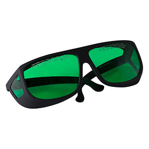 LG8 - レーザ保護メガネ、エメラルドグリーン、可視光透過率：35%、ユニバーサルタイプ