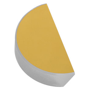 PFD10-03-M01 - Ø1in Protected Gold D-Shaped Mirror
