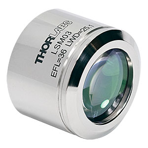 LSM03 - Scan Lens, 1250 to 1380 nm, EFL=36 mm 