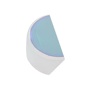 BBD05-E02 - Ø1/2in Broadband Dielectric D-Shaped Mirror, 400 - 750 nm