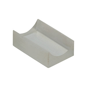 LK4372-UV - f=-10.0 mm, Plano-Concave Cylindrical Lens, UV Grade Fused Silica, H=9.0 mm, L=14.0 mm, AR Coating: 245-400 nm