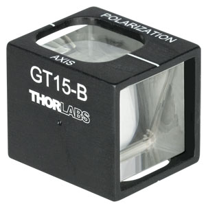 GT15-B - Glan-Taylor Polarizer, 15 mm Clear Aperture, Coating, 650 - 1050 nm