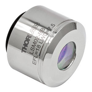 LSM02-BB - Scan Lens, 800 to 1100 nm, EFL=18 mm