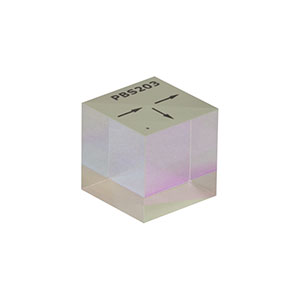 PBS203 - 20 mm Polarizing Beamsplitter Cube, 900 - 1300 nm
