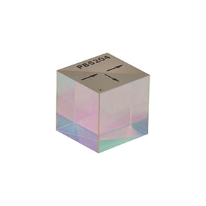 PBS204 - 20 mm Polarizing Beamsplitter Cube, 1200 - 1600 nm