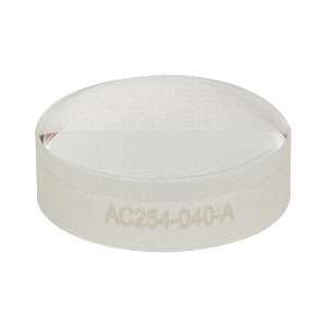AC254-040-A - f = 40 mm, Ø1in Achromatic Doublet, ARC: 400 - 700 nm