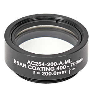 Thorlabs - AC254-200-A-ML f=200 mm, Ø1