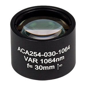 ACA254-030-1064 - High-Power Air-Spaced Doublet, 1064 nm, f = 30 mm