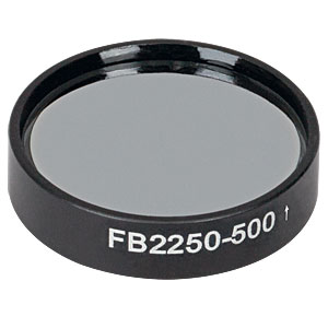 FB2250-500 - Ø1in IR Bandpass Filter, CWL = 2.25 µm, FWHM = 500 nm