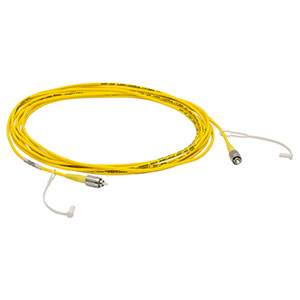 P1-SMF28E-FC-5 - Single Mode Patch Cable, 1260-1625 nm, FC/PC, Ø3 mm Jacket, 5 m Long