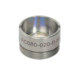 AC080-020-B-ML - f=20 mm, Ø8 mm Achromatic Doublet, M12x0.5 Threaded Mount, ARC: 650-1050