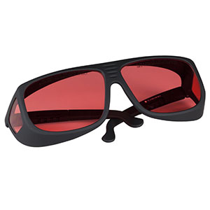 LG14 - レーザ保護メガネ、ピンクレンズ、可視光透過率：47%、ユニバーサルタイプ