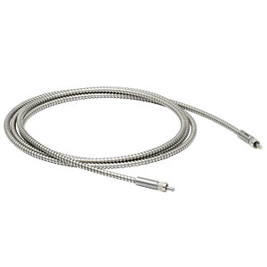 M200L02S-B - Ø200 µm, 0.22 NA, SMA905-SMA905 AR-Coated MM Patch Cable, 650 - 1100 nm, 2 m Long