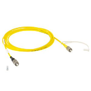 P1-980AR-2 - SM Patch Cable, AR-Coated FC/PC to Uncoated FC/PC, 980 - 1250 nm, 2 m Long