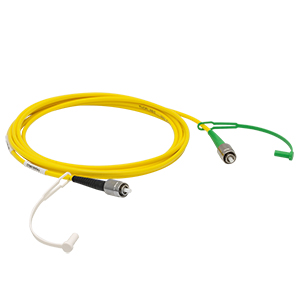 P5-980AR-2 - SM Patch Cable, AR-Coated FC/PC to Uncoated FC/APC, 980 - 1250 nm, 2 m Long