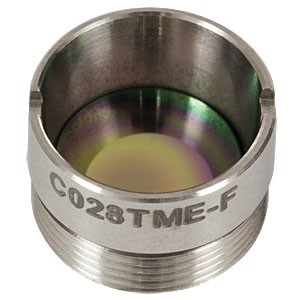 C028TME-F - f = 5.95 mm, NA = 0.56, Mounted Geltech Aspheric Lens, ARC: 8 - 12 µm