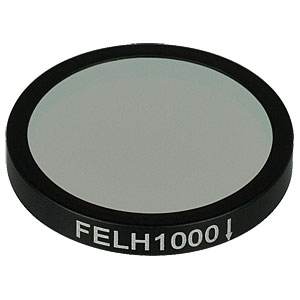 FELH1000 - Ø25.0 mm Longpass Filter, Cut-On Wavelength: 1000 nm