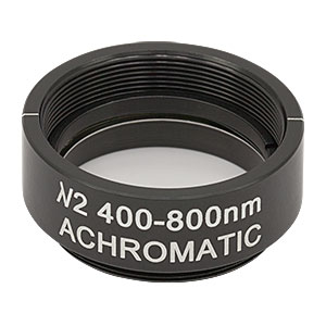 AHWP10M-600 - Ø1in Mounted Achromatic Half-Wave Plate, SM1-Threaded Mount, 400 - 800 nm