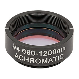 AQWP10M-980 - Ø1in Mounted Quartz Zero-Order Achromatic Quarter-Wave Plate, SM1-Threaded Mount, 690 - 1200 nm