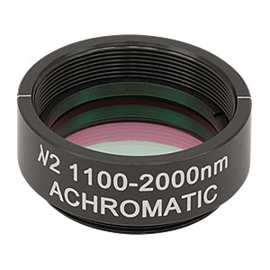 AHWP10M-1600 - Ø1in Mounted Quartz Zero-Order Achromatic Half-Wave Plate, SM1-Threaded Mount, 1100 - 2000 nm