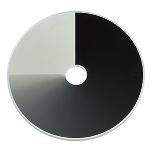 NDC-50C-2-B - Unmounted Continuously Variable ND Filter, Ø50 mm, OD: 0.04 - 2.0, ARC: 650 - 1050 nm