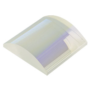 AYL4532-B - f = 32.0 mm, L = 45.00 mm, H = 45.0 mm, S-LAH64 Plano-Convex Acylindrical Lens, AR Coating: 650 - 1050 nm