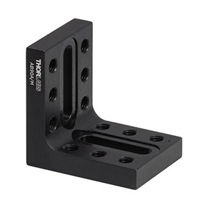 AB90A/M 直角ブラケット、ザグリ付きスロット＆M6タップ穴付き(ミリ規格)