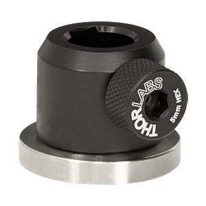 PH20E/M 台座付きØ12 mm～Ø12.7 mmポストホルダ、バネ付き六角