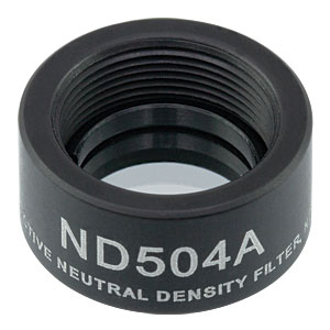 ND504A - Ø12.7 mm反射型NDフィルタ、SM05ネジ付きマウント、OD:0.4