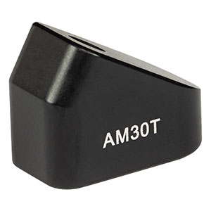 AM30T - 30° 角度付きブロック、#8-32タップ穴、#8-32ネジ付きポスト取付け可能(インチ規格)