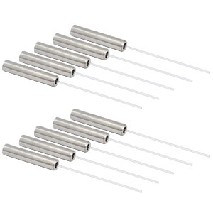 CFM14L20-10 - Fiber Optic Cannula, Ø2.5 mm SS Ferrule, Ø400 µm Core, 0.39 NA, L = 20 mm, 10 Pack