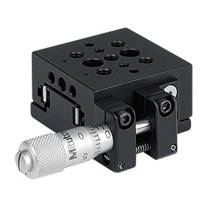 MS1S 1軸移動ステージ、移動量1/4インチ、マイクロメータ位置