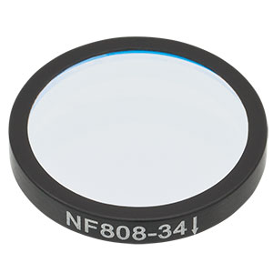 Thorlabs - NF808-34 Ø25 mm Notch Filter, CWL = 808 nm, FWHM Thorlabs - NF808-34 Ø25 mm Notch Filter, CWL = 808 nm, FWHM