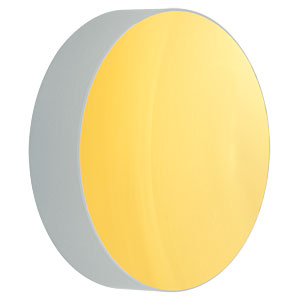 CM750-056-M01 - Ø75 mm Gold-Coated Concave Mirror, f = 56.25 mm