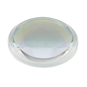 LA4052-YAG - f = 35 mm, Ø1in UVFS Plano-Convex Lens, 532/1064 nm V-Coat