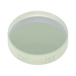 DMLP425T - Ø1/2" Longpass Dichroic Mirror, 425 nm Cut-On