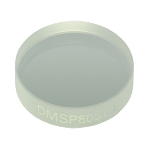 DMSP805T - Ø1/2" Shortpass Dichroic Mirror, 805 nm Cutoff