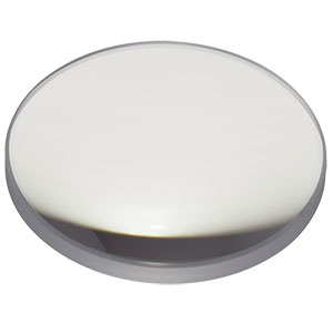 LB4096-A -  f=50 mm, Ø1in UV Fused Silica Bi-Convex Lens, AR Coating: 350 - 700 nm