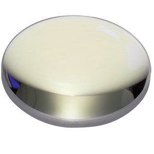 LB4879-B - f=35 mm, Ø1in UV Fused Silica Bi-Convex Lens, AR Coating: 650 - 1050 nm