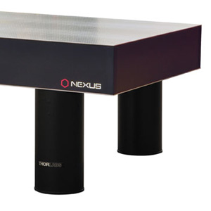 T1530QK - Nexus光学テーブル、穴封止タイプ、3 m x 1.5 m x 310 mm、600 mmのアクティブ除振機能付き支柱(ミリ規格)